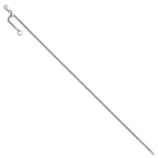 FJC Finejewelers 925 Sterling Silver Spiga 1.45mm Bright Cut 11in Adjustable Wheat Chain 11 Inches x 1 mm