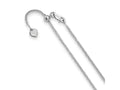 FJC Finejewelers 925 Sterling Silver Adjustable Bright Cut Square Spiga Chain 30 Inches x 1.45 mm