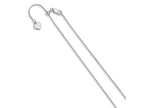 FJC Finejewelers 925 Sterling Silver Adjustable Box Chain 36 Inches x 0.85 mm