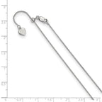 FJC Finejewelers 925 Sterling Silver Adjustable Rolo Chain 30 Inches x 0.95 mm