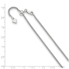 FJC Finejewelers 925 Sterling Silver Adjustable Spiga Chain 30 Inches x 1.9 mm