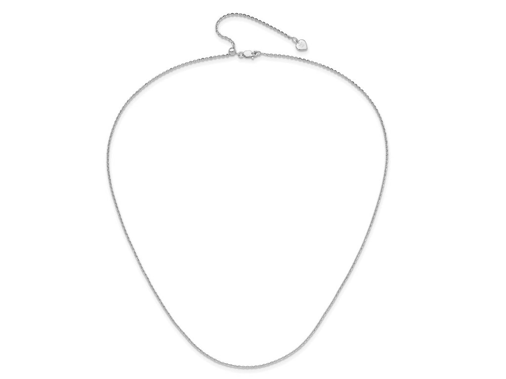 FJC Finejewelers 925 Sterling Silver Adjustable Cable Chain 22 Inches x 1.75 mm