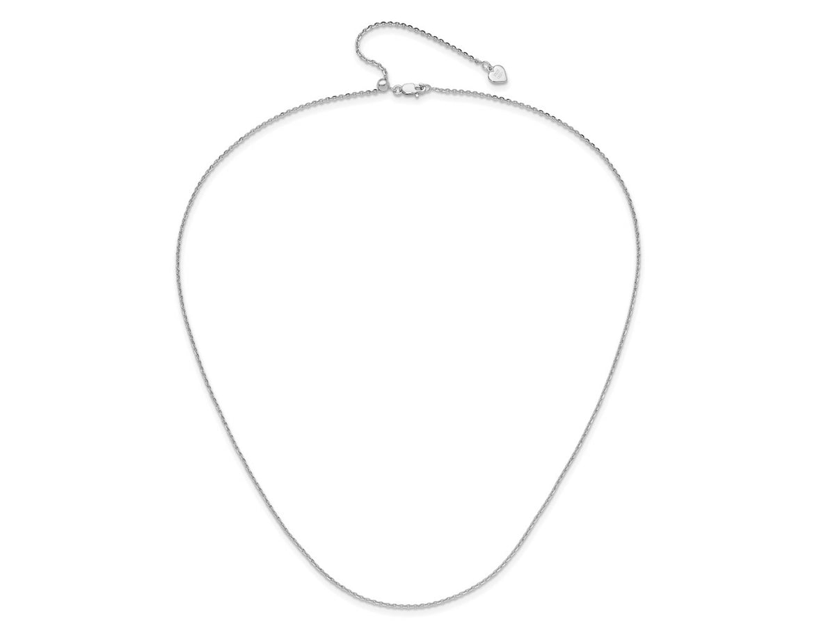 FJC Finejewelers 925 Sterling Silver Adjustable Cable Chain 22 Inches x 1.75 mm