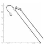 FJC Finejewelers 925 Sterling Silver Adjustable Round Box Chain 30 Inches x 1.25 mm