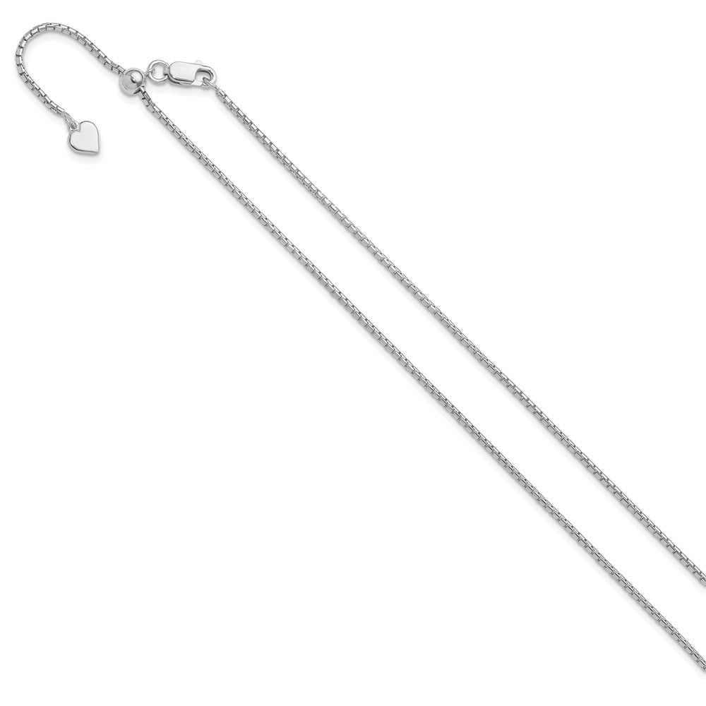 FJC Finejewelers 925 Sterling Silver Adjustable Round Box Chain 22 Inches x 1.5 mm