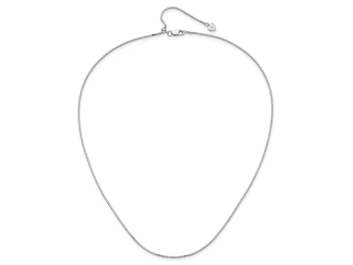 FJC Finejewelers 925 Sterling Silver Adjustable Box Chain 22 Inches x 1.15 mm