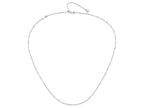 FJC Finejewelers 925 Sterling Silver Adjustable Beaded Bright Cut Box Chain 22 Inches x 1.5 mm