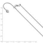 FJC Finejewelers 925 Sterling Silver Adjustable Bright Cut Spiga Chain 22 Inches x 0.95 mm