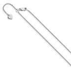 FJC Finejewelers 925 Sterling Silver Adjustable Rolo Chain 22 Inches x 1.3 mm
