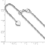 FJC Finejewelers 925 Sterling Silver Adjustable Singapore Chain 22 Inches x 2 mm