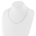 FJC Finejewelers 925 Sterling Silver Adjustable Figaro Chain 30 Inches x 1.55 mm