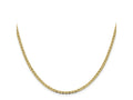 FJC Finejewelers 14 kt Yellow Gold Concave Anchor Chain 22 Inches x 2.4 mm
