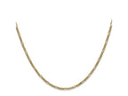 FJC Finejewelers 14 kt Yellow Gold Flat Figaro Chain 14 Inches x 1.8 mm