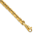 FJC Finejewelers 14 kt Yellow Gold Link Polished Chain Bracelet 8.5 Inches x 4 mm