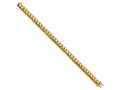 FJC Finejewelers 14 kt Yellow Gold Polished Fancy Link Men's Bracelet 9 Inches x 9.4 mm