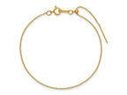 FJC Finejewelers 14 kt Yellow Gold Filled Adjustable Stretch Wrap Add-a-Bead Cable 8in Bracele