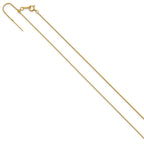 FJC Finejewelers Gold Filled .90mm Adjustable Add-A-Bead Box Chain 18.5 Inches x 0.9 mm