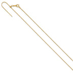 FJC Finejewelers 14 kt Yellow Gold Filled 1/20 Adjustable Add-A-Bead Box Chain 22 Inches x 0.9 mm