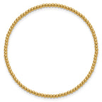 FJC Finejewelers Gold Filled 14/20 Bead and Beaded Filled Beaded Stretch Bracelet 6.5 Inches x 2 mm
