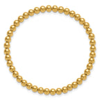 FJC Finejewelers Gold Filled Filled Beaded Stretch Bracelet 6.5 Inches x 4 mm