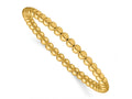 FJC Finejewelers Gold Filled Filled Beaded Stretch Bracelet 6.5 Inches x 4 mm