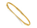 FJC Finejewelers Gold Filled Adjustable and Stretch and Wrap 1/20 Filled 3.0mm Beaded Tube Bracelet 6.7 in