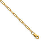 FJC Finejewelers 14 kt Yellow Gold Filled 1/20 Filled 2.50mm Flat Paperclip Link with 1in ext. Bracelet 6.5 Inches