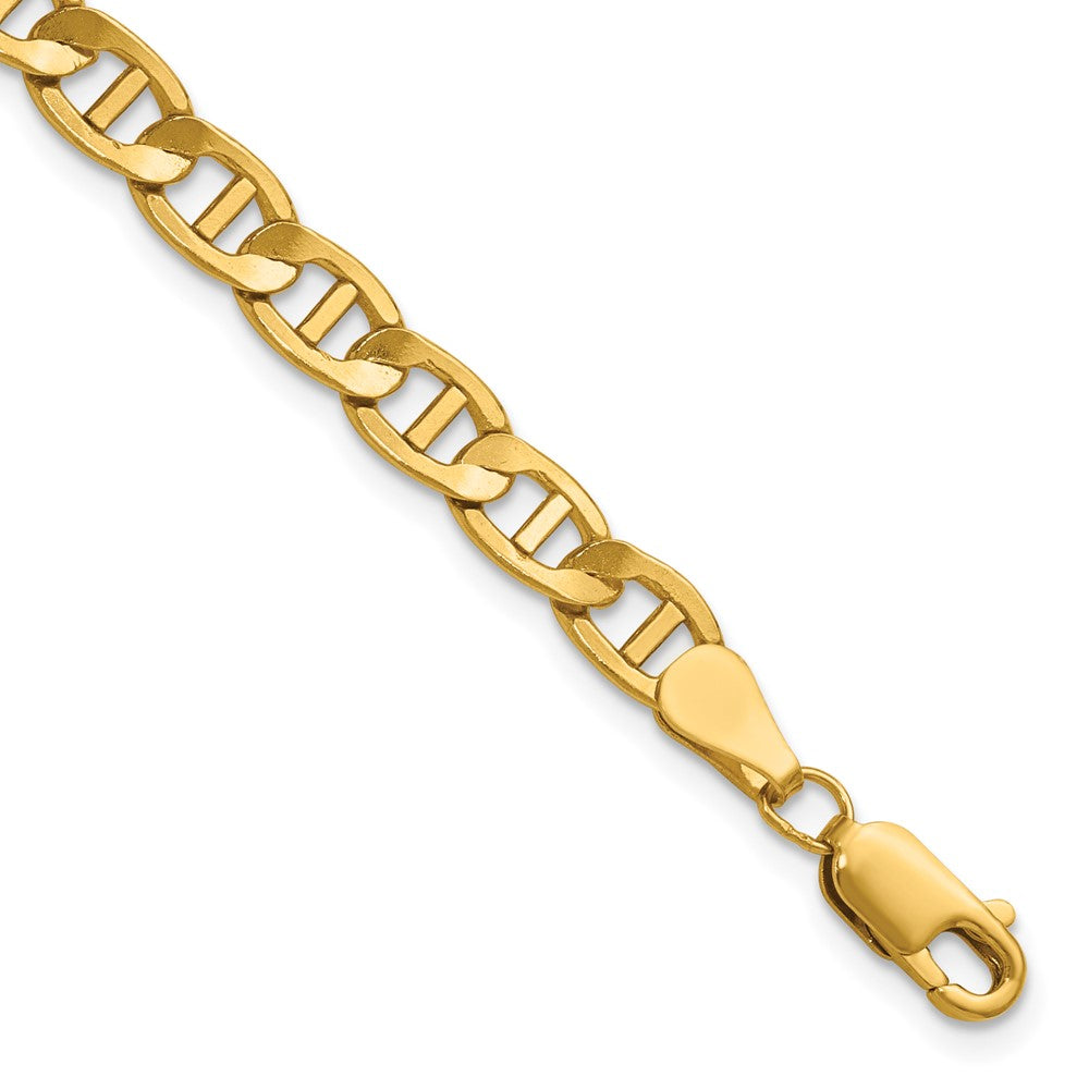 FJC Finejewelers 14 kt Yellow Gold Filled 5.4mm Mariner Link 6.5in with 1in ext. Bracelet