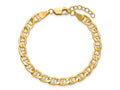 FJC Finejewelers 14 kt Yellow Gold Filled 5.4mm Mariner Link 6.5in with 1in ext. Bracelet
