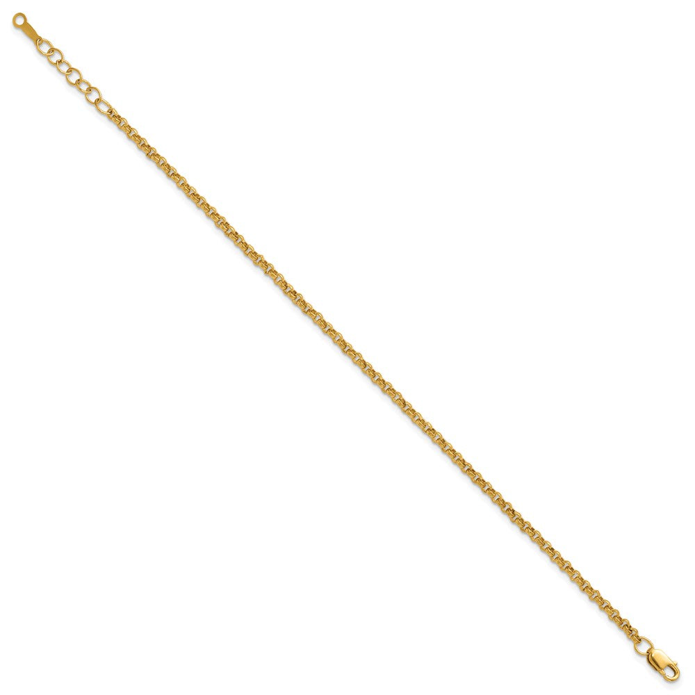 FJC Finejewelers 14 kt Yellow Gold Filled 1/20 Filled Bracelet 6.5 Inches x 2.5mm with 1 in extension