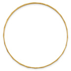 FJC Finejewelers 14 kt Yellow Gold Filled 1/20 Hammered Wire Stacking Bangle 1.7 mm