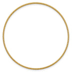 FJC Finejewelers 14 kt Yellow Gold Filled 1/20 Filled Sparkle 1.30mm Wire Stacking Bangle 1.3 mm
