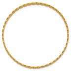 FJC Finejewelers 14 kt Yellow Gold Filled 1/20 Filled Woven Bangle 3.5 mm