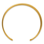 FJC Finejewelers 14 kt Yellow Gold 1/20 Filled Double Bangle
