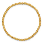 FJC Finejewelers 14 kt Yellow Gold Filled Adjustable and Stretch and Wrap Stardust Bracelet 3mm x 7 inch