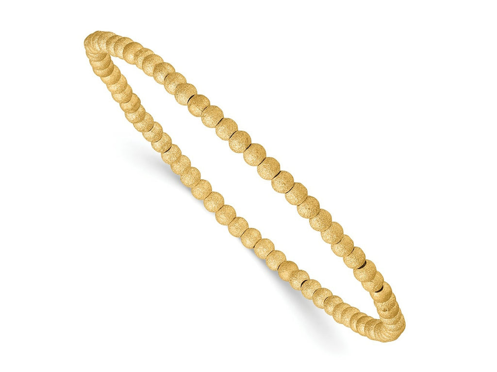 FJC Finejewelers 14 kt Yellow Gold Filled Adjustable and Stretch and Wrap Stardust Bracelet 3mm x 7 inch