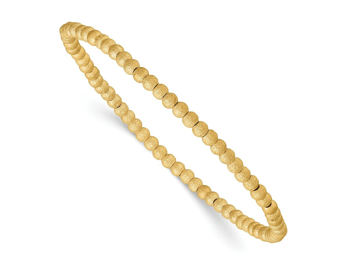 FJC Finejewelers 14 kt Yellow Gold Filled Adjustable and Stretch and Wrap Stardust Bracelet 3mm x 7 inch