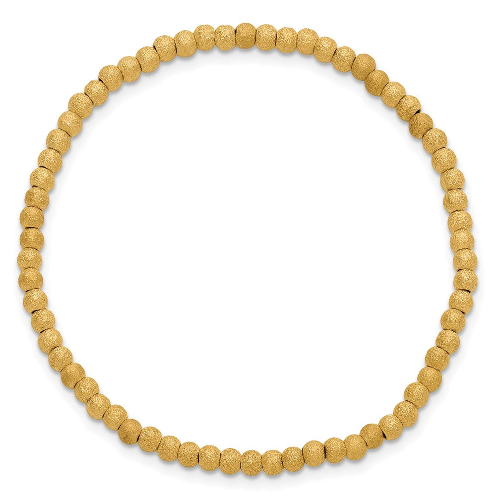 FJC Finejewelers 14 kt Yellow Gold Filled Adjustable Stretch Wrap 1/20 Filled Stardust 3.0mm x 6.5in Bracelet