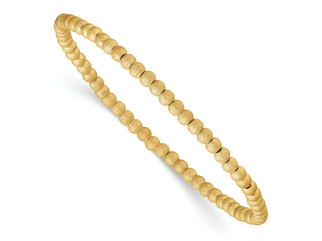 FJC Finejewelers 14 kt Yellow Gold Filled Adjustable Stretch Wrap 1/20 Filled Stardust 3.0mm x 6.5in Bracelet