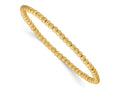 FJC Finejewelers 14 kt Yellow Gold Filled Adjustable Stretch Wrap 1/20 Filled Stardust 3.0mm x 6.5in Bracelet