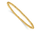 FJC Finejewelers 14 kt Yellow Gold Filled Adjustable Stretch Wrap 1/20 Filled Stardust 3.0mm x 6.5in Bracelet