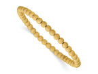 FJC Finejewelers 14 kt Yellow Gold 1/20 Filled Adjustable Stretch Wrap Stardust 4mm x 6.5in Bracelet