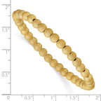 FJC Finejewelers 14 kt Yellow Gold Filled Adjustable Stretch Wrap 1/20 Filled Stardust 5mm 7in Bracelet
