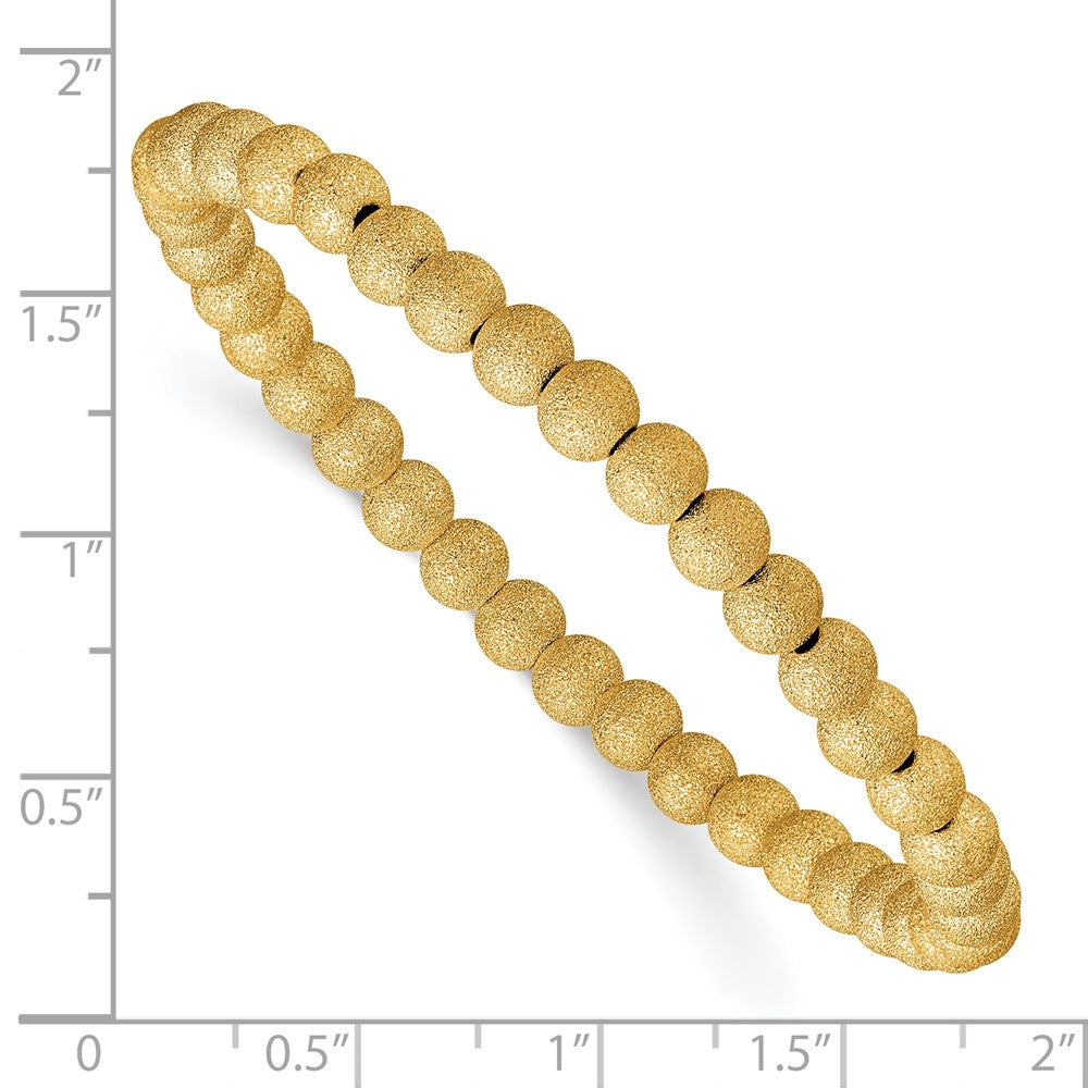 FJC Finejewelers 14 kt Yellow Gold Filled Adjustable Stretch Wrap 1/20 Filled Stardust 5mm 7in Bracelet