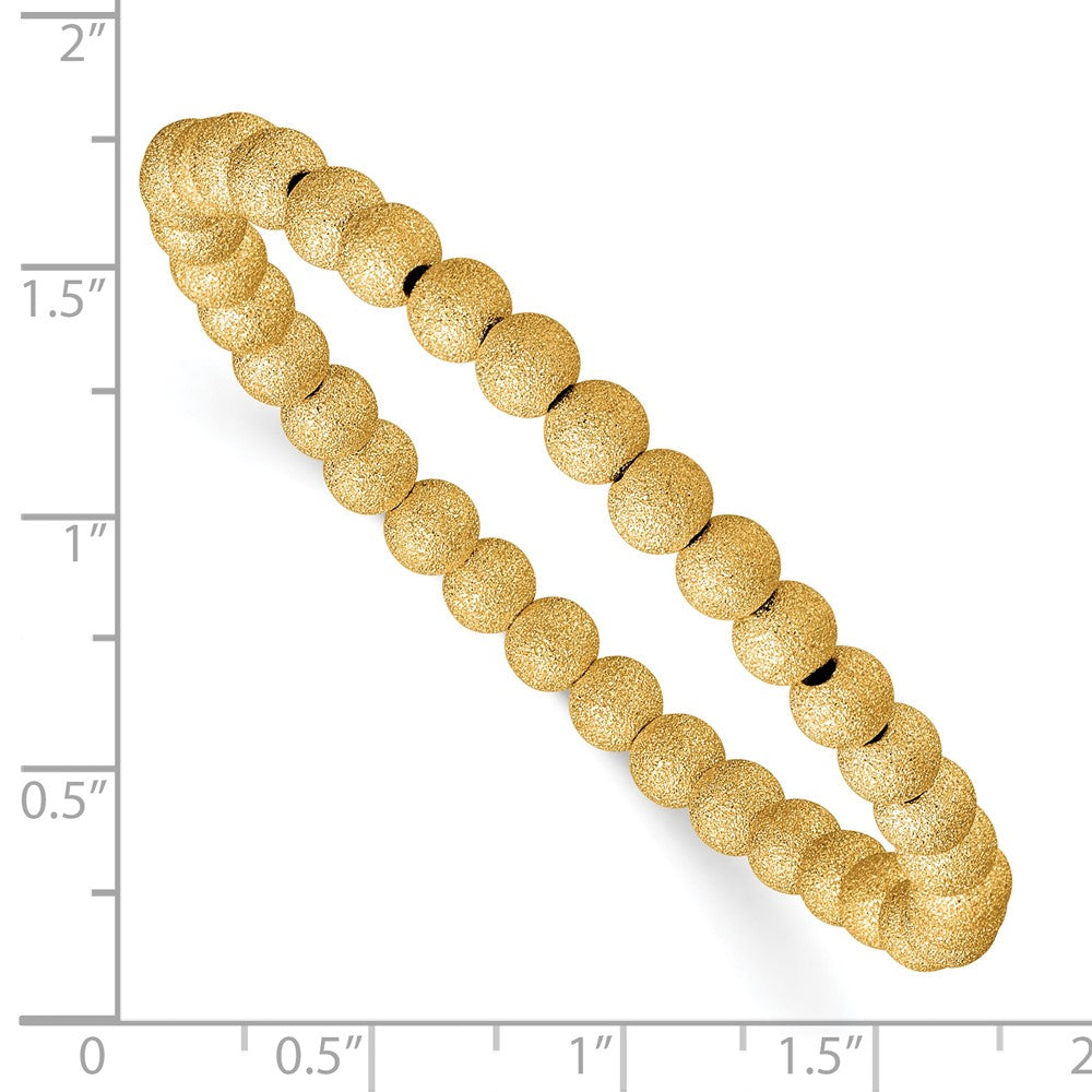 FJC Finejewelers 14 kt Yellow Gold Filled Adjustable Stretch Wrap Stardust 5.0mm 6.in Bracelet