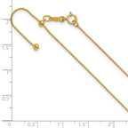 FJC Finejewelers 14 kt Yellow Gold Filled Ball 1/20 Filled Adjustable Beaded Chain 22 Inches x 1 mm