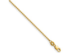 FJC Finejewelers 14 kt Yellow Gold Filled 1/20 Filled Ball with Lobster Clasp Chain 16 Inches x 1.5 mm