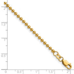 FJC Finejewelers 14 kt Yellow Gold 1/20 Filled Ball with Lobster Clasp 16in Chain 16 Inches x 2.5 mm