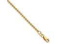 FJC Finejewelers 14 kt Yellow Gold 1/20 Filled Ball with Lobster Clasp Chain 18 Inches x 2.5 mm