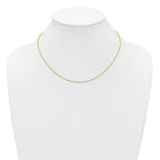 FJC Finejewelers 14 kt Yellow Gold Filled 1/20 Filled Adjustable Cable Chain 22 Inches x 1.2 mm
